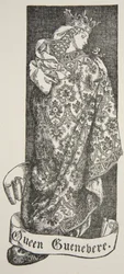 Queen Guenevere, illustration from 